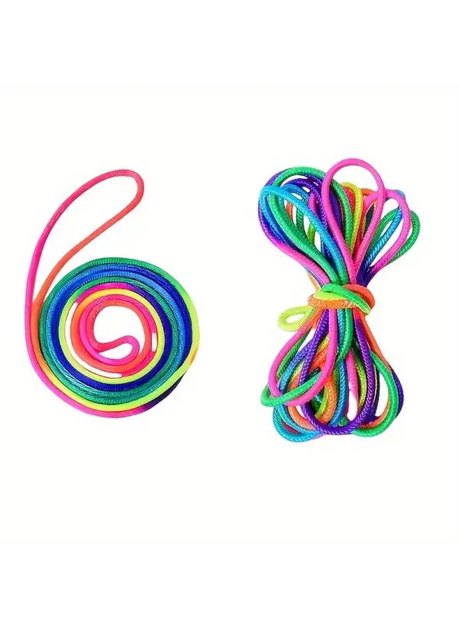5Pcs Flexible Non Stretch Rainbow Rope For Crafts Beading Party Games - Image 5